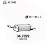 ASSO 34.7099 End Silencer